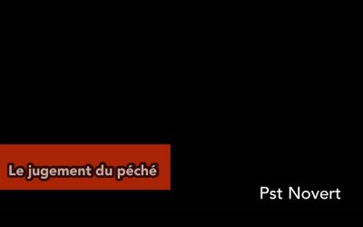 Le jugement du péché à la croix