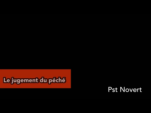 Le jugement du péché à la croix